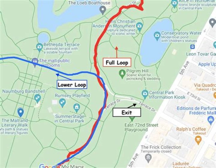 How far is the Central Park loop?
